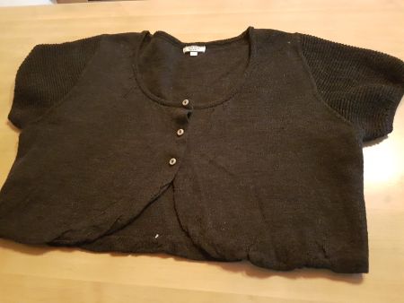 Gilet court sans manche taille L marque NoaNoa matière douce