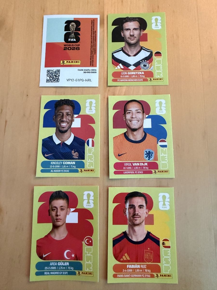 Panini Carte collezionabili: Panini Bilder WM 2026 – Nuovo (secondo la descrizione) da Gerlafingen venduto da Ilana88
