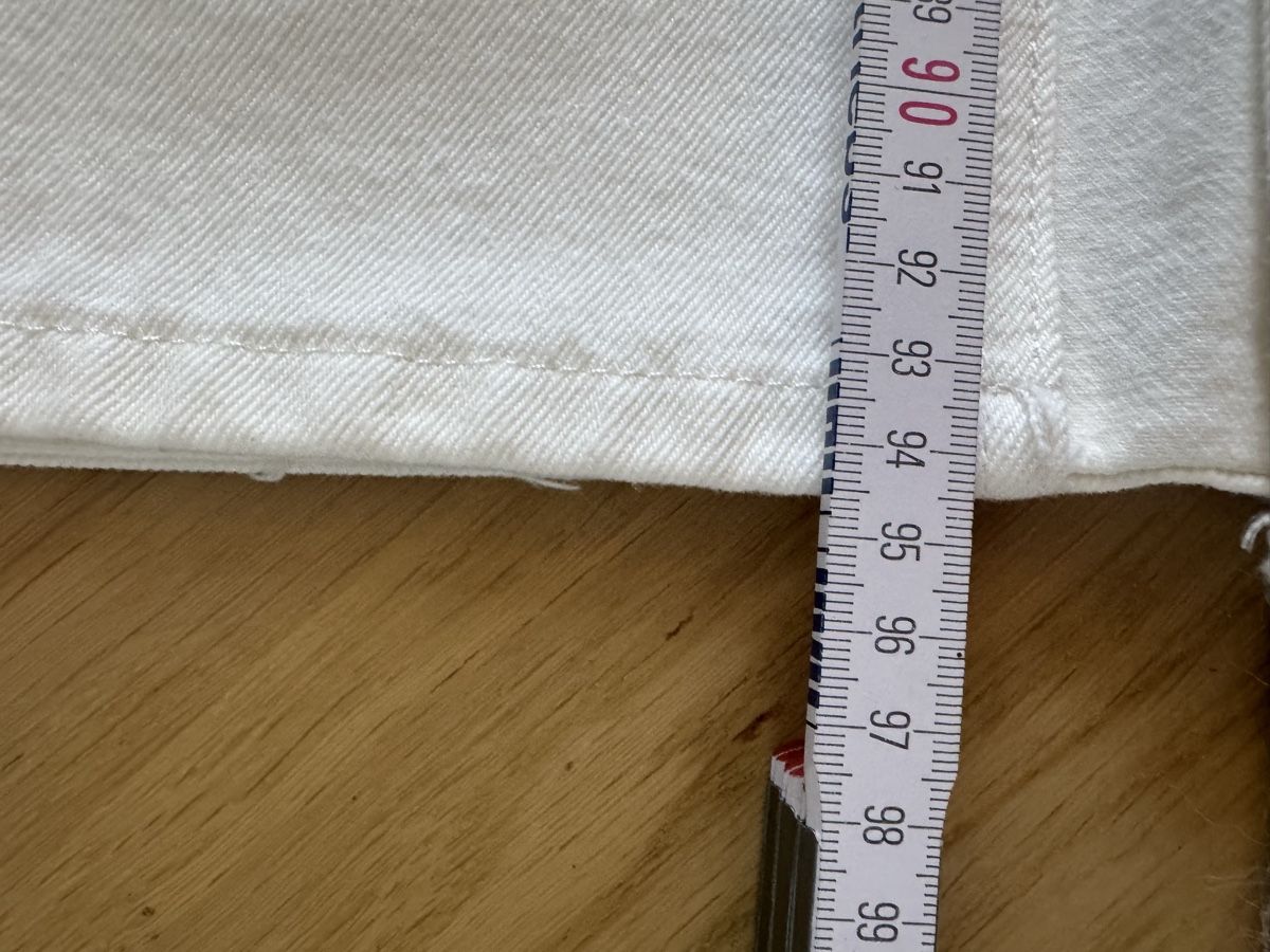 Topshop Gonne: TOPSHOP weißer Jeansrock mit Schlitz – Usato da Zürich venduto da kat_ww7d 5