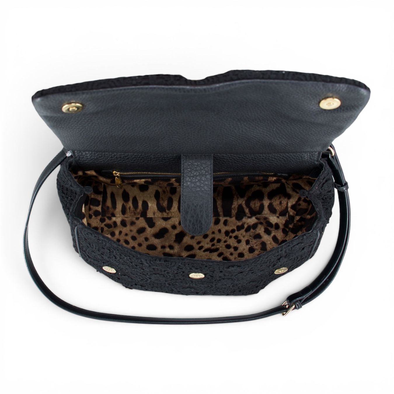 Dolce & Gabbana Borse da donna: Dolce & Gabbana Large Sicily Spitze schwarz – Usato da Binningen venduto da Designerlabels 4