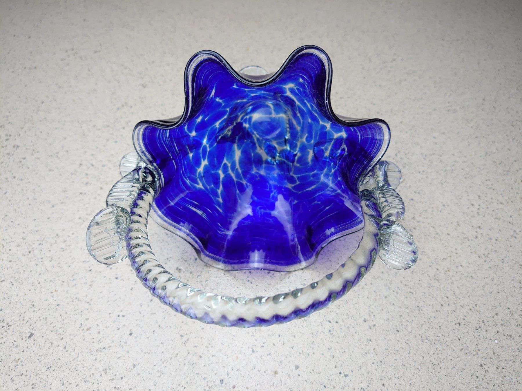 Murano Vasen & Gefässe: Murano Obstkorb blau – Gebraucht aus Zürich von safenia87 3