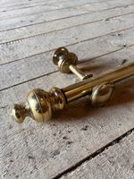Messing Vorhangstange mit Halterungen und Zubehörenteile