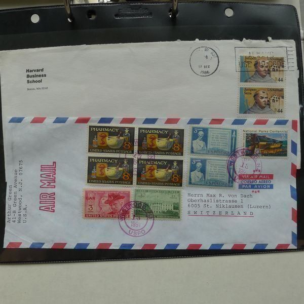 Tutti i francobolli: Sammlung Flugpostbriefe USA, günstig ! – Usato da Sursee venduto da Luzernerraute 3
