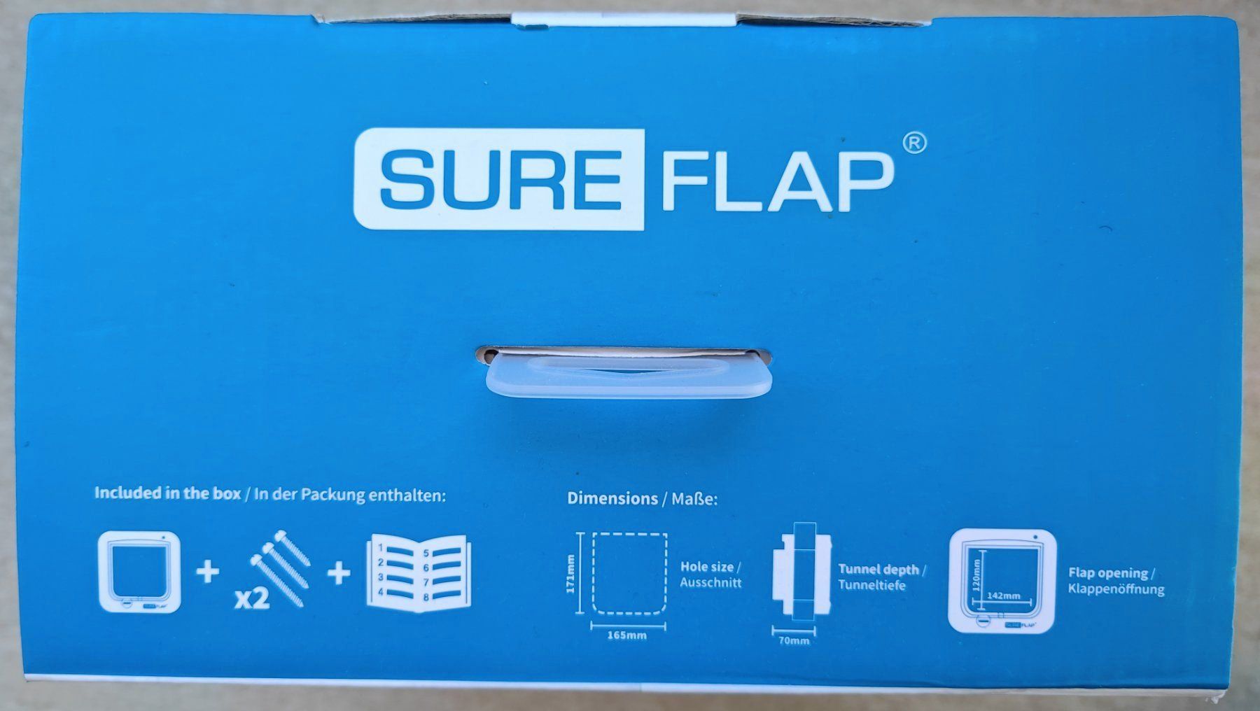 Katzenklappen: SureFlap Mikrochip Katzenklappe weiss – Gebraucht aus Windisch von Gravit 2