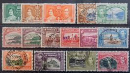 Trinidad und Tobago British Lot mit alten Werten V