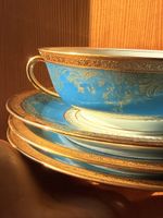 Vintage Haviland Limoges “Pompadour blue gold”