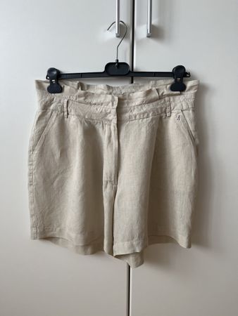 Frieda&Freddies Shorts, Gr. 38/40, beige, Leinen - Sommer!