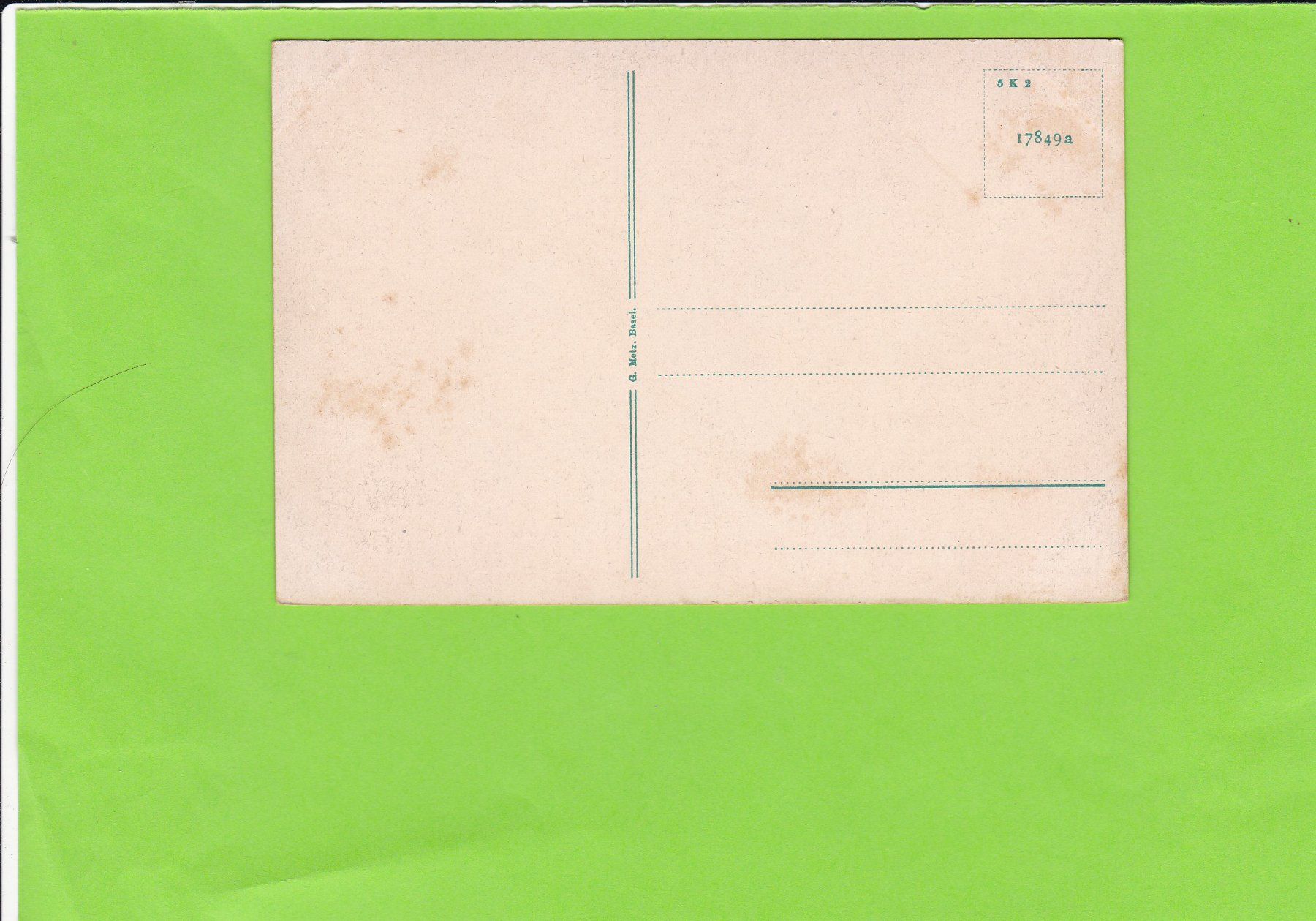 Cartoline postali: Basel-Bundesbahnhof – Usato da St. Peterzell venduto da neckertal 1