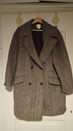 Schöner brauner oversized Wintermantel von H&M
