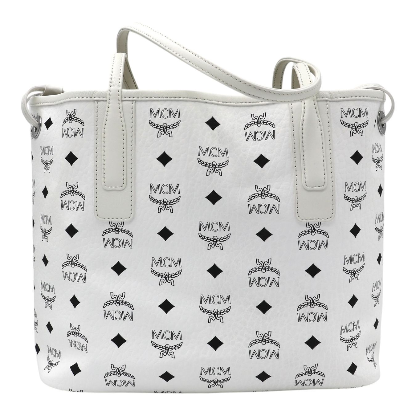 Mcm Borse da donna: MCM Liz Small Wendeshopper weiss – Usato da Binningen venduto da Designerlabels 4