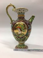 Keramik Krug Vase handbemalt