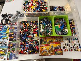 LEGO Sammlung 17 kg / Ninjago, Star Wars, Chima mit Figuren
