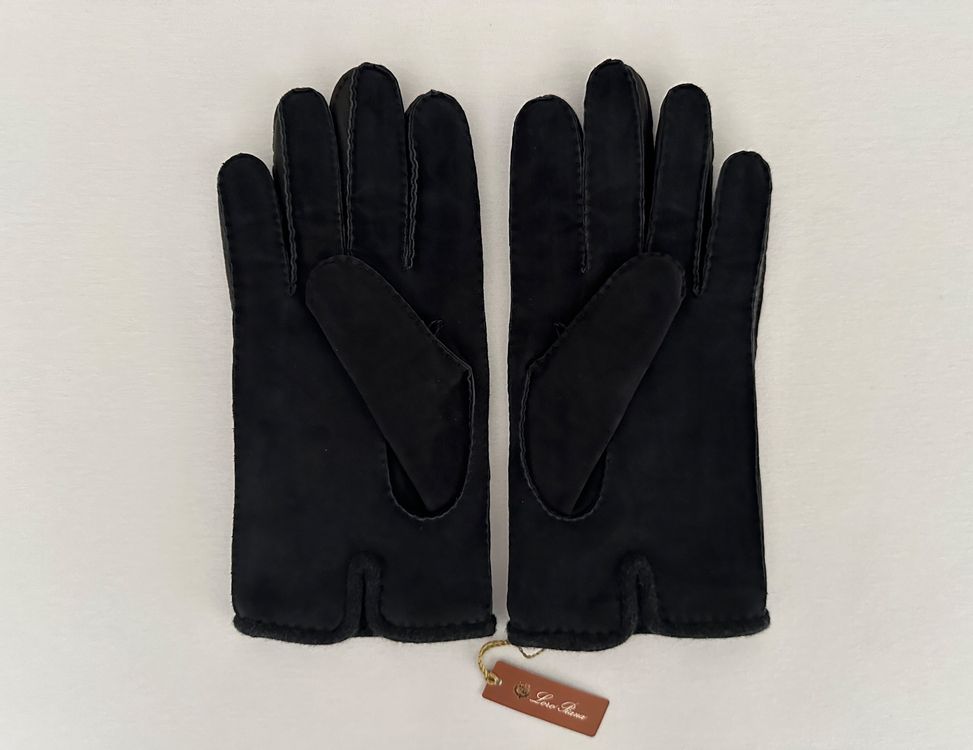 OLIVER GRANT Herren Handschuhe Wildleder - Warme Winter Set Mtze Schal  Handschuhe