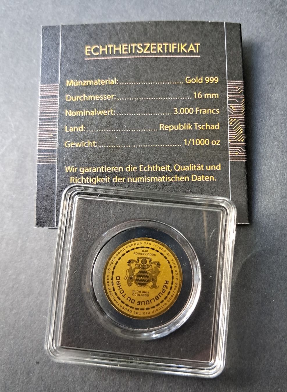 1/1000 OZ Goldmünze Bitcoin, Gold 999 (Neu und originalverpackt) in  Weinfelden für CHF 37 – mit Lieferung auf Ricardo kaufen