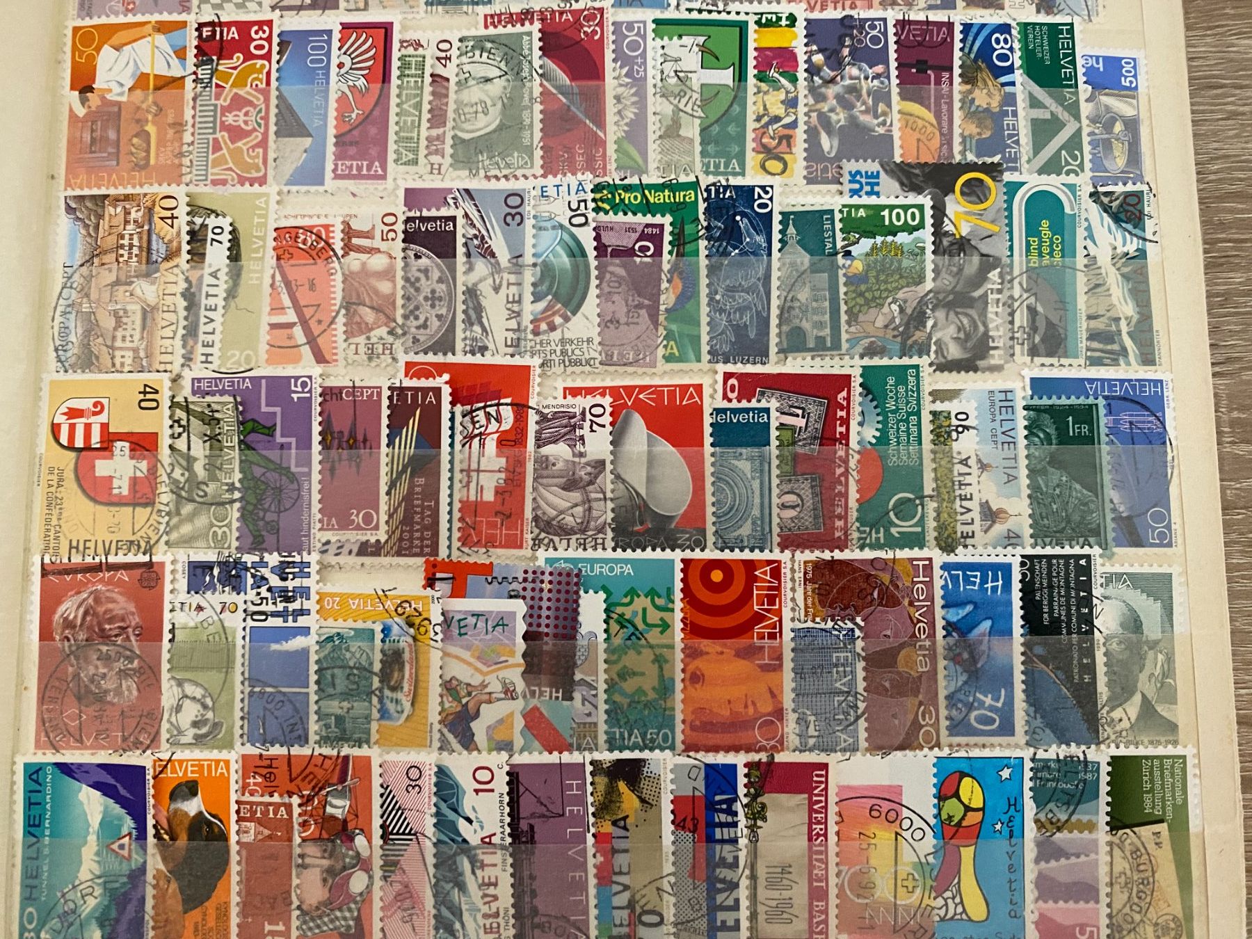 Alle Briefmarken: Briefmarken Schweiz 120 stuck – Gebraucht aus matten b. interlaken von jfran17 2