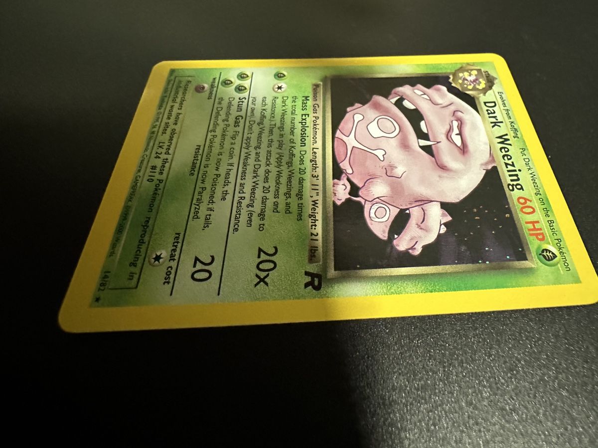 Cartoline: Pokemon Karte Dark Weezing Holo – Usato da St. Gallenkappel venduto da mik_7tw2 1