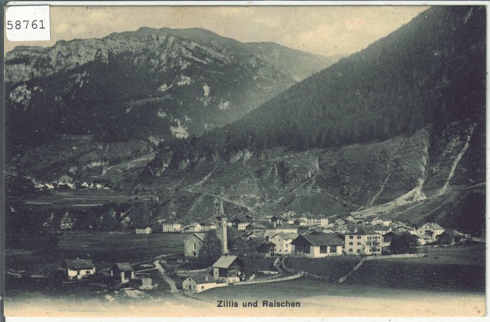 Cartoline postali: Zillis und Raischen – Usato da Ettingen venduto da Kartenplanet