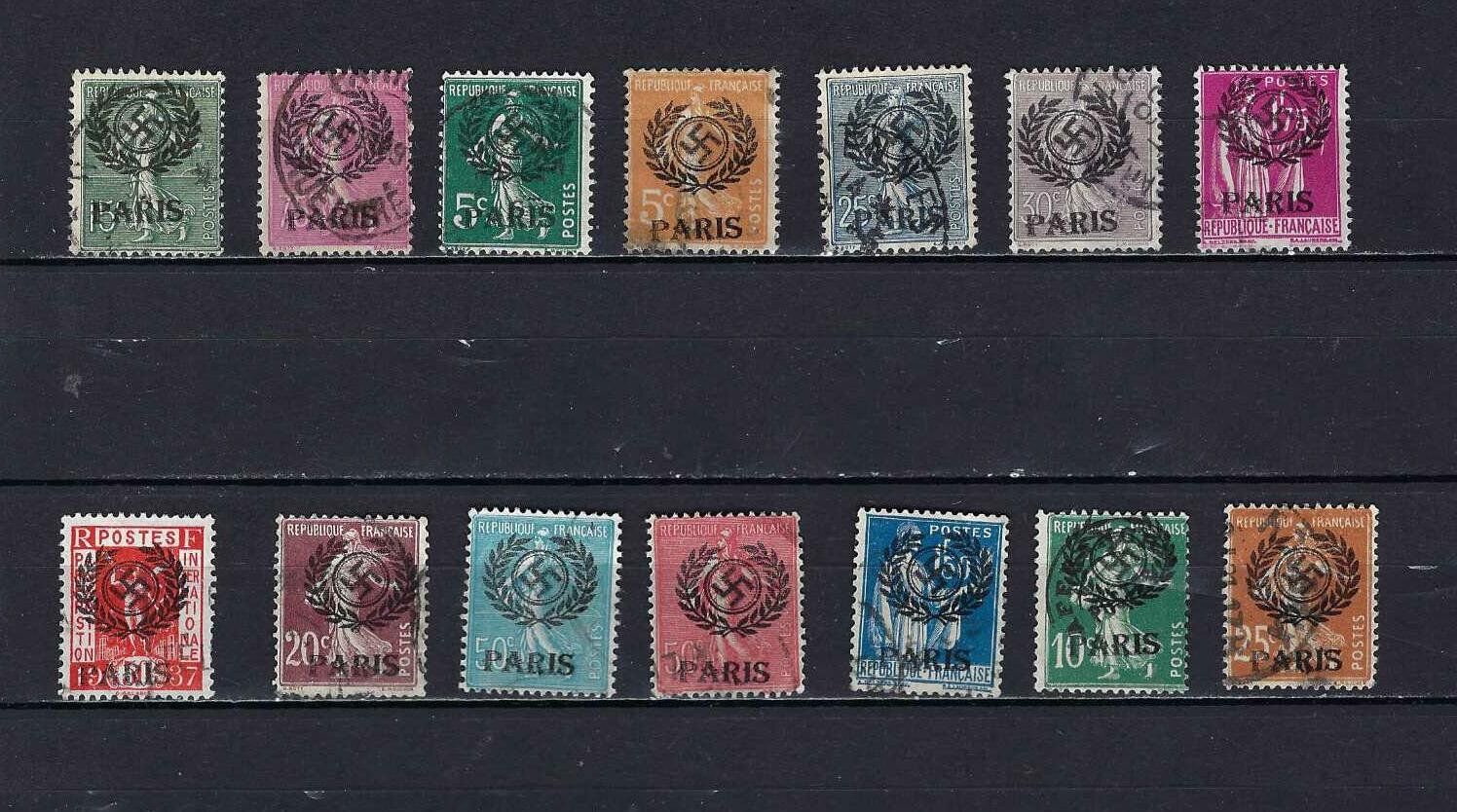 Alle Briefmarken: Besetzung Lot Paris gest. – Gebraucht aus Altstätten SG von Nandodax