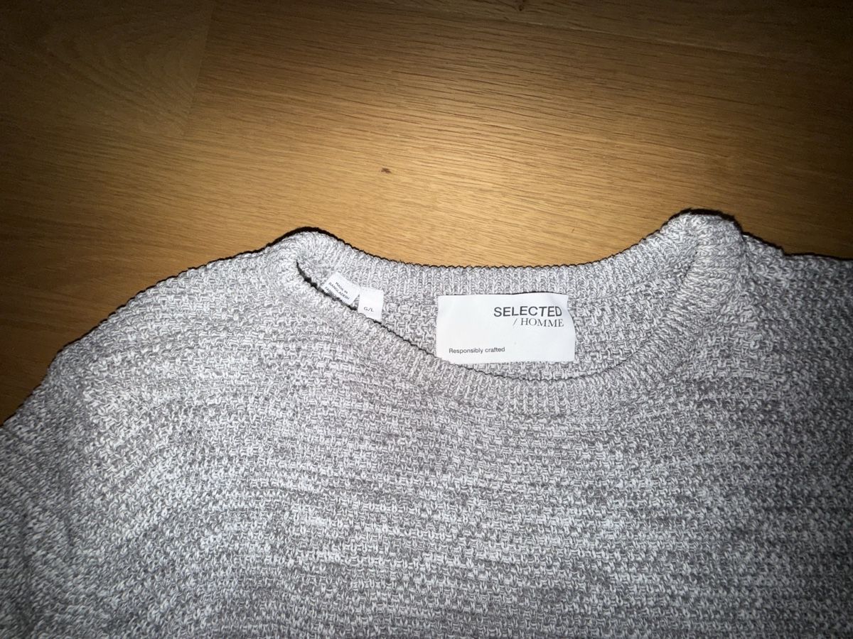 Selected Pullover & Sweatshirts: Herren Pullover SELECTED / HOMME grau Grösse M – Gebraucht aus Neuhausen von ddelucia87 1