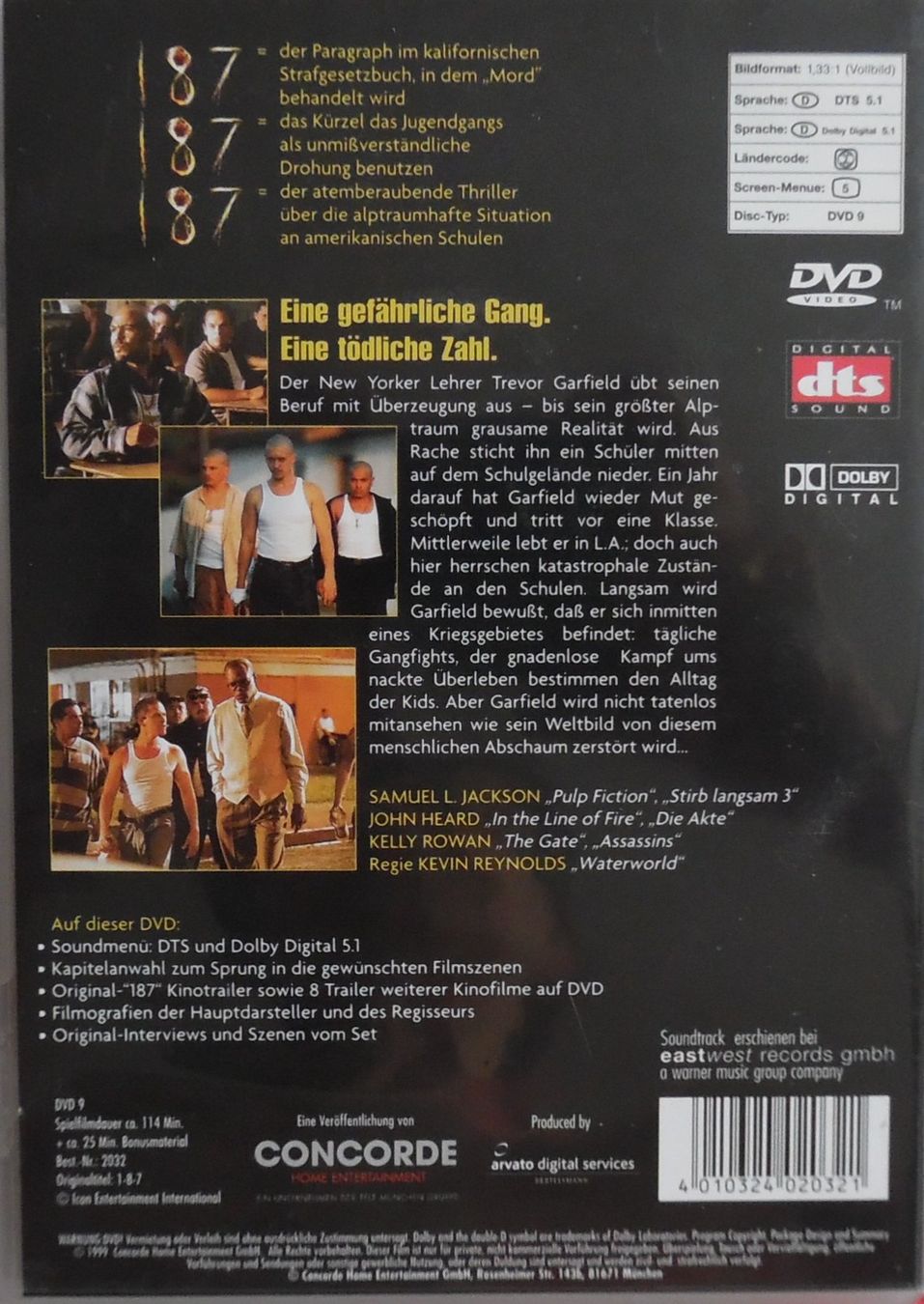 Alle DVDs: 1 8 7 – Gebraucht aus Bellinzona von Luna093 2