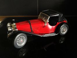 Jaguar SS 100 Modellauto bBurago in rot,1937