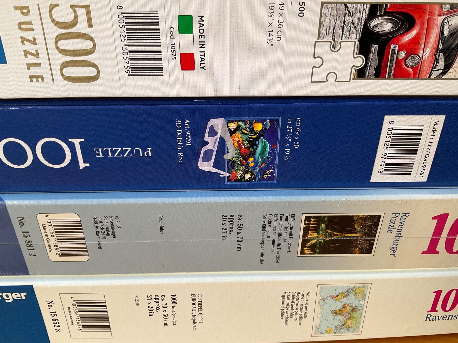 Puzzle: 4x puzzles (incl. 1 encore OVP) – Usato da Gland venduto da DL2004 1