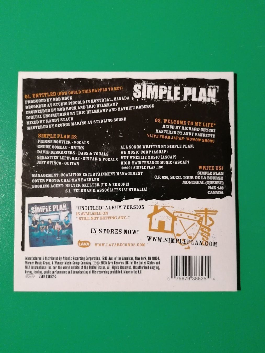 CDs: Simple Plan Untitled – Gebraucht aus Grindelwald von lego9 1