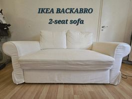 Comfortable 2-seat sofa bed for sale 🛋️
