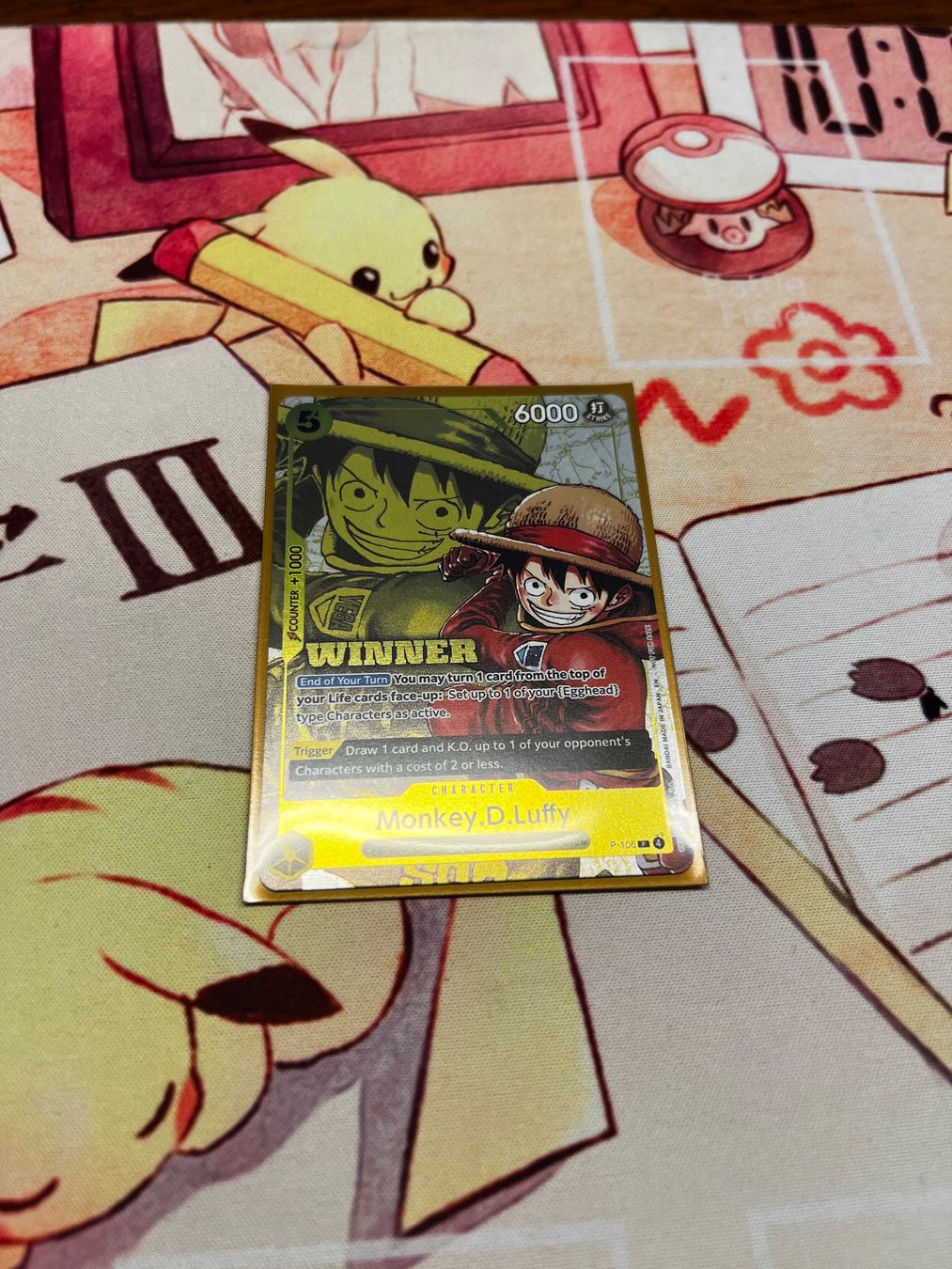 Bandai Cartes à collectionner: Monkey.D.Luffy P-106 Winner Card – Neuf (Voir description) à Arbon par aar_s5vb