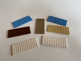 LEGO - 7 - PLÄTTLI - 14 X 6 - NOPPEN