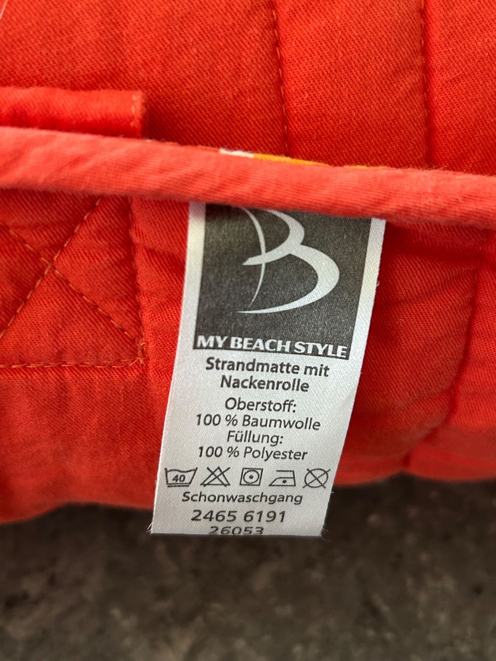 Tappetini fitness: Strandmatte mit Nackenrolle – Usato da Schötz venduto da chousan 1