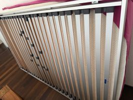Lattenrost 120x200 mit Matratze