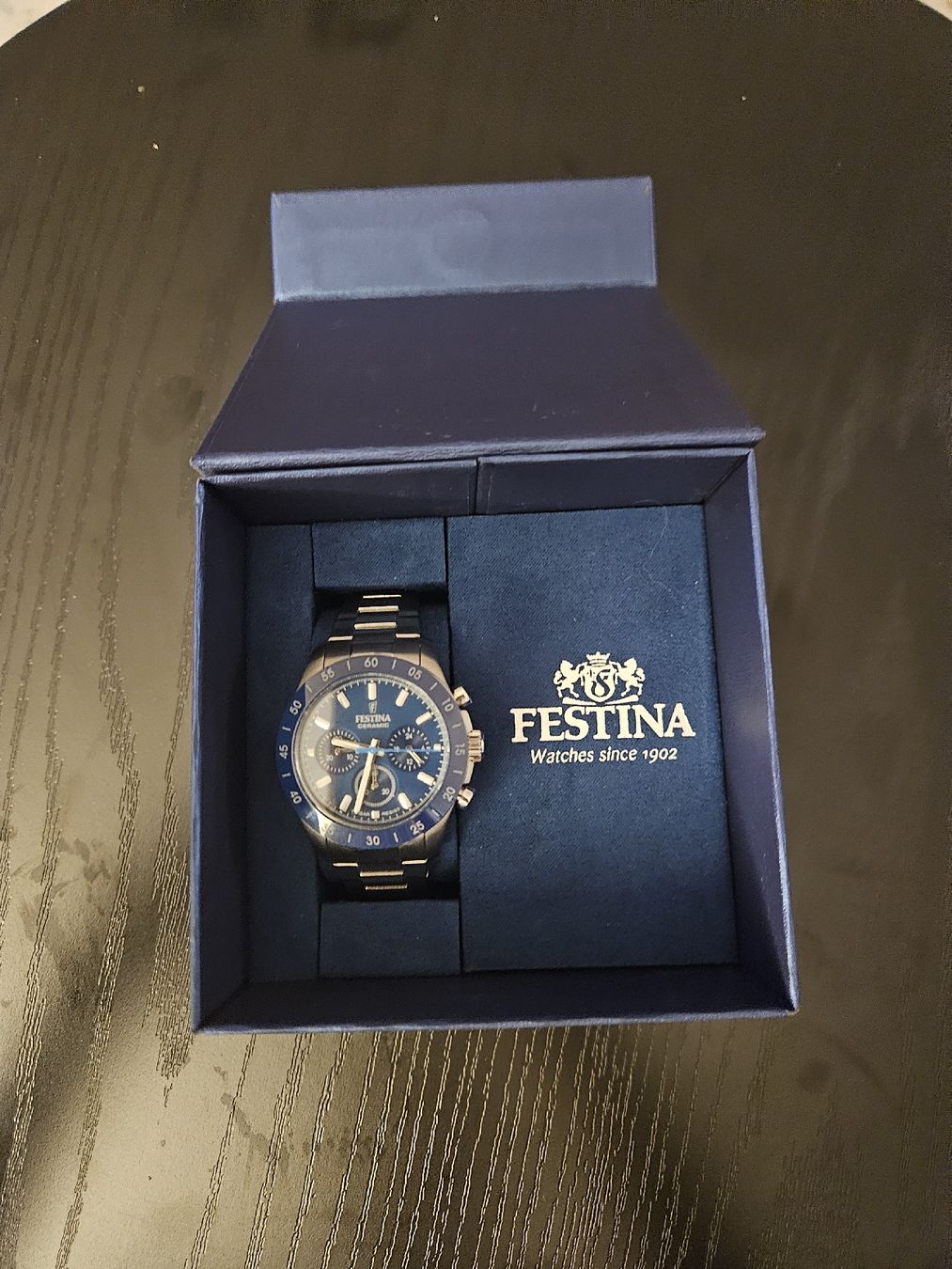 Festina Uhren: Festina Ceramic Chronograph Blue – Neu (gemäss Beschreibung) aus Niederlenz von ercanerken