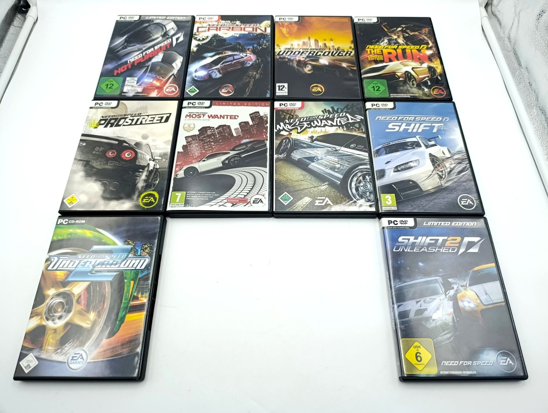 Spiele: 10 Need for Speed PC Games, Most Wanted, Carbon etc – Gebraucht aus Wil SG von Donaldus 1