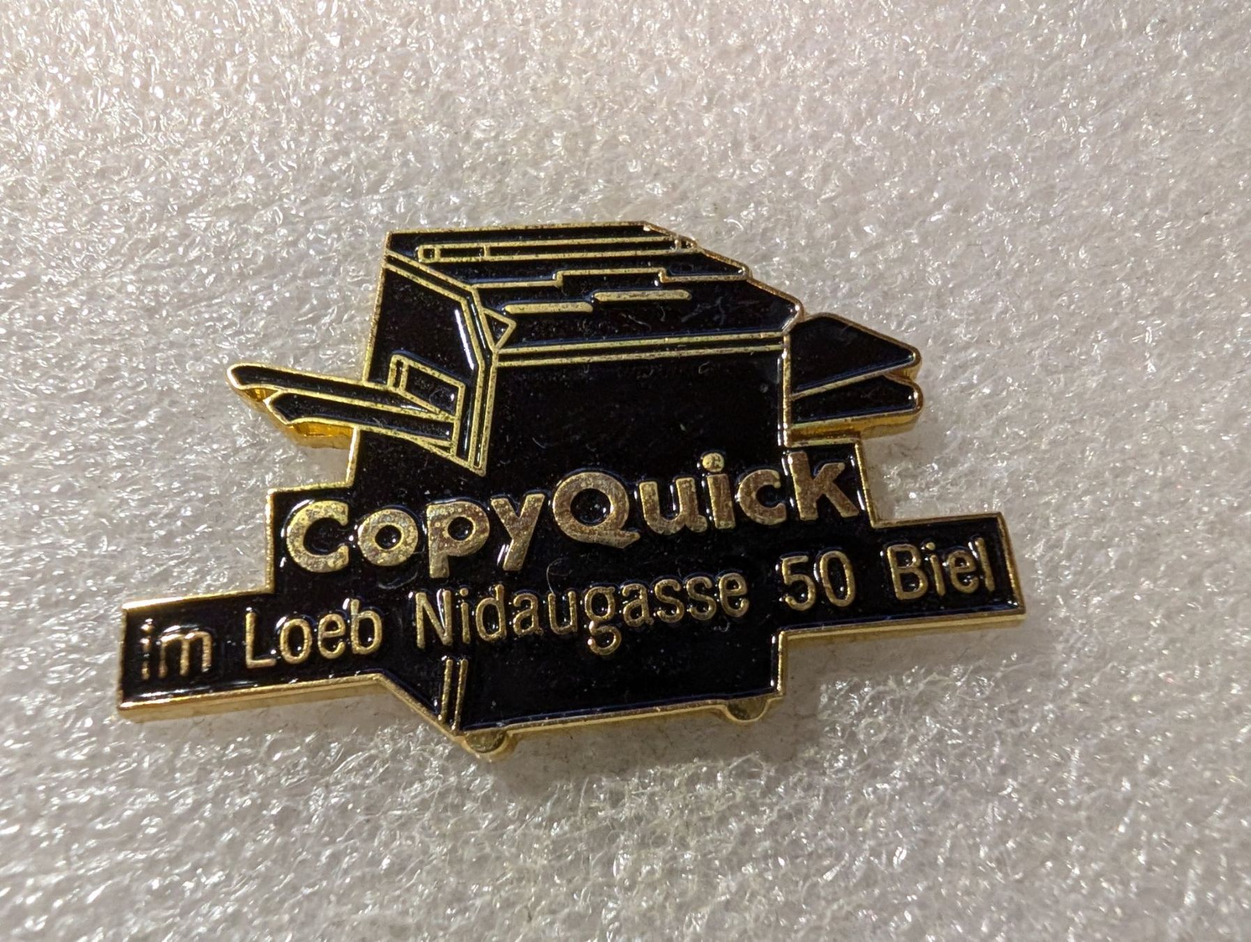Placchette & Badge: Ansteckpin 202: Copy Quick – Usato da Oppligen venduto da Pin-Fall-Shop