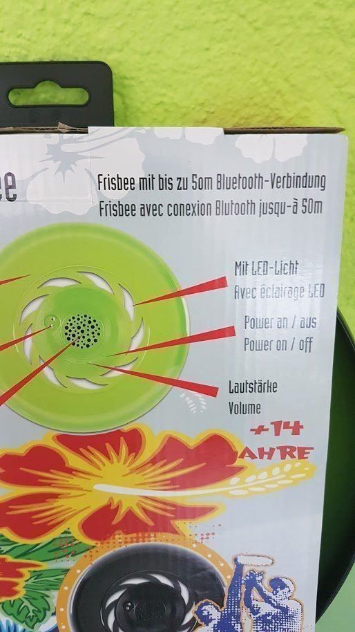 Giocattoli: Frisbee mit Music , Bluetooth Sommer Hit – Nuovo e nell'imballaggio originale da Arth venduto da Top-E 2
