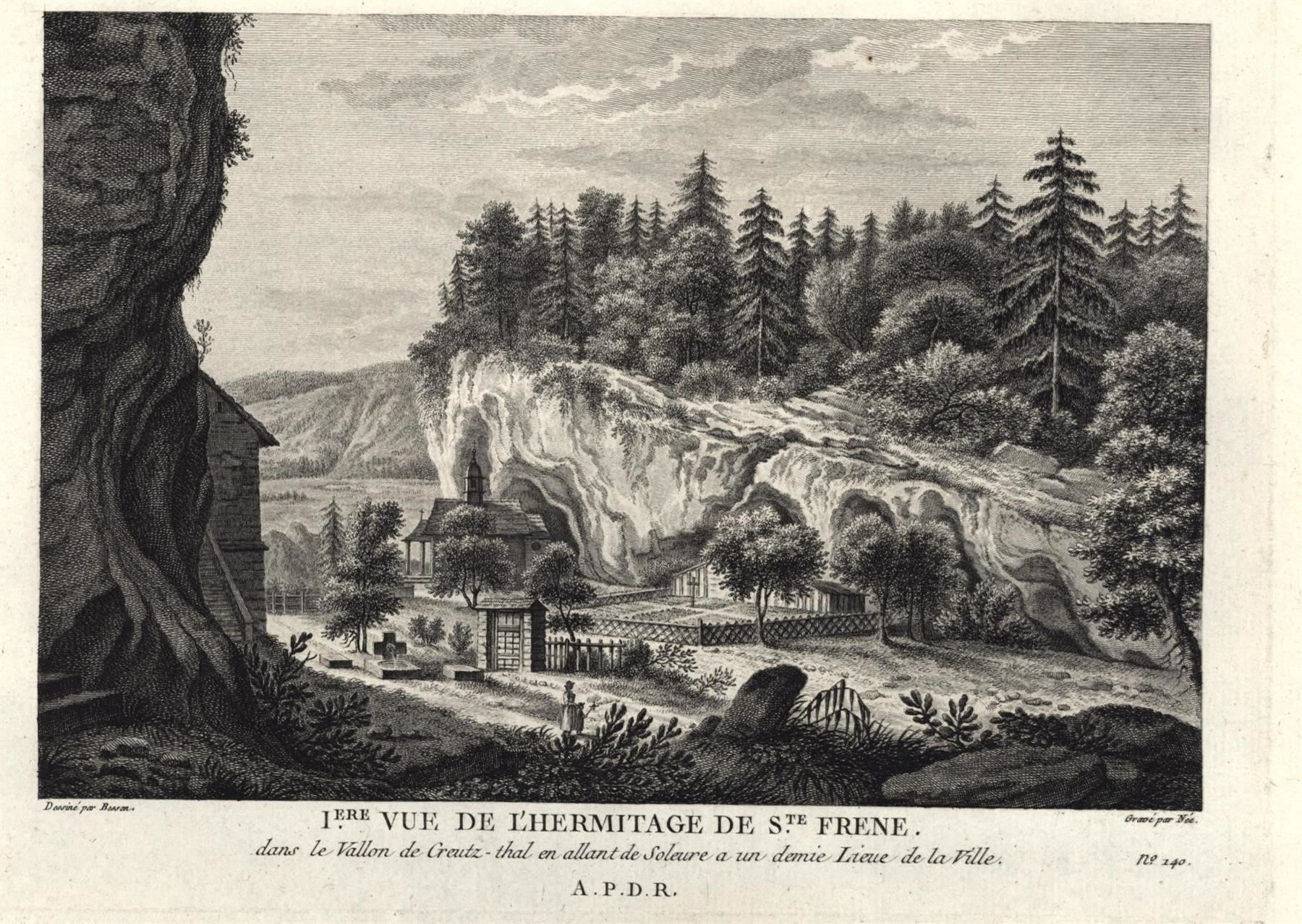 Incisioni: Solothurn  Originalkupferstich von Besson  1780 – Usato da Rafz venduto da Helvet32 1