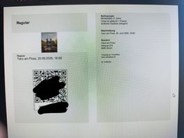 Tanz am Fluss Sa 20. Juni 2026 Ticket für 1 Person