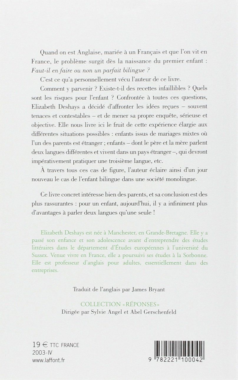 Libri: L'enfant bilingue – Usato da Neuchâtel venduto da Dualseele 5