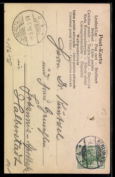 Cartoline postali: Grusskarten-AK Berlin, verschiedene Stad – Usato da Berlin venduto da bartko-reher 1