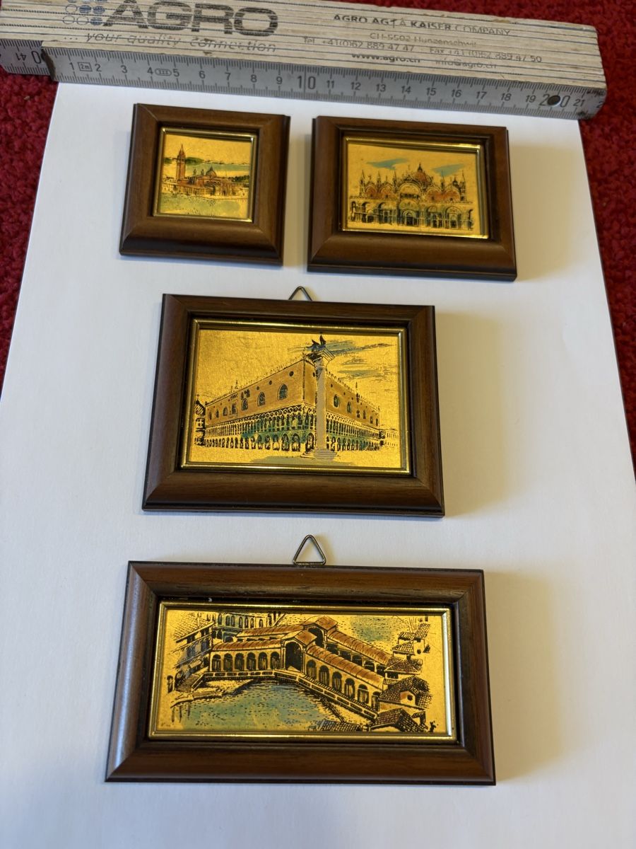 Foto & Immagini: Miniatur Wandbildern mit 22kar Blattgold  – Usato da Murten venduto da Tzaugg 3