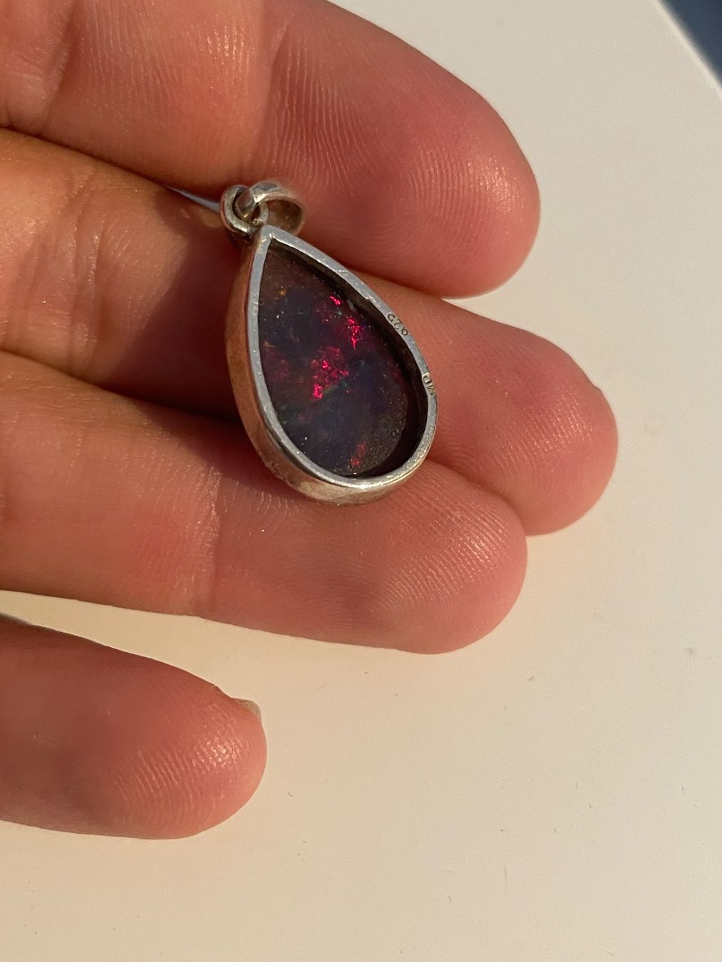Anhänger: Silber Anhänger Opal – Gebraucht aus Schattdorf von weberke 1