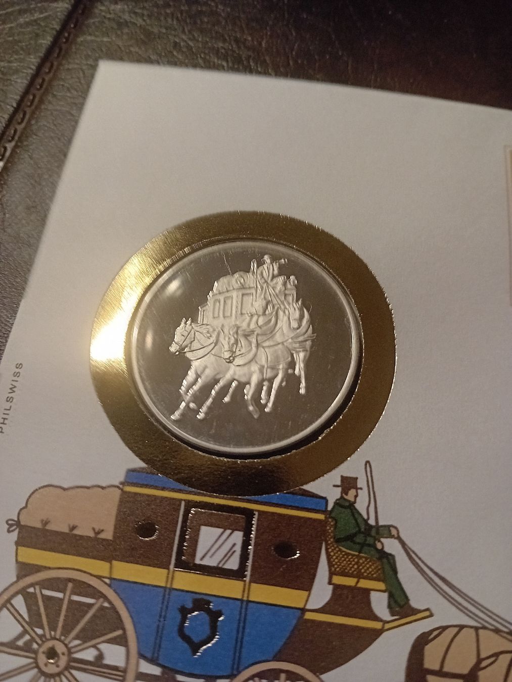Medaillen: Numisbrief Silber Postkutschen Europa – Neu (gemäss Beschreibung) aus Muralto von Alex1912 1