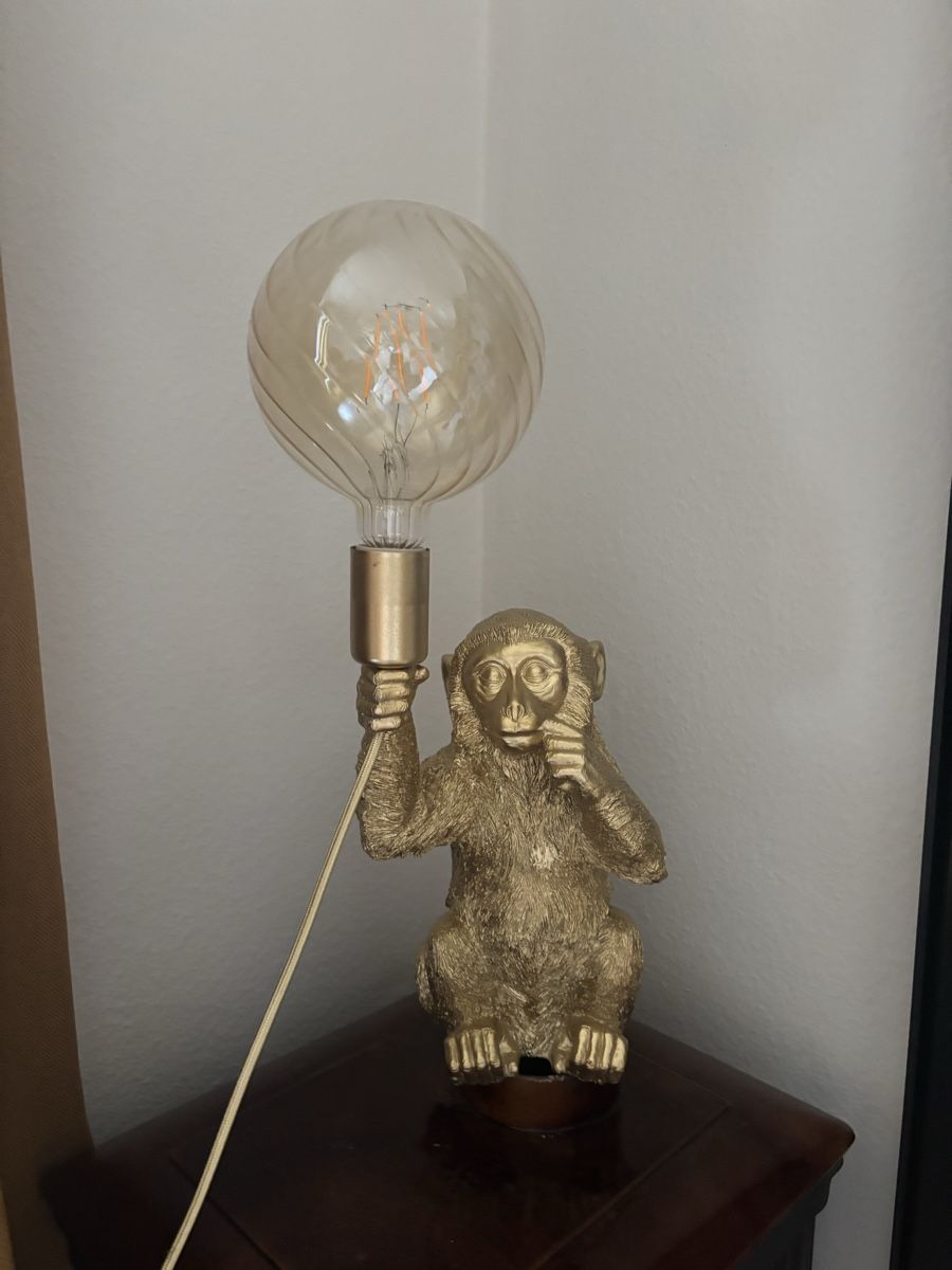 Lampade: Golden Monkey Lamp, Funky Home Design – Nuovo (secondo la descrizione) da Küsnacht ZH venduto da xavier74