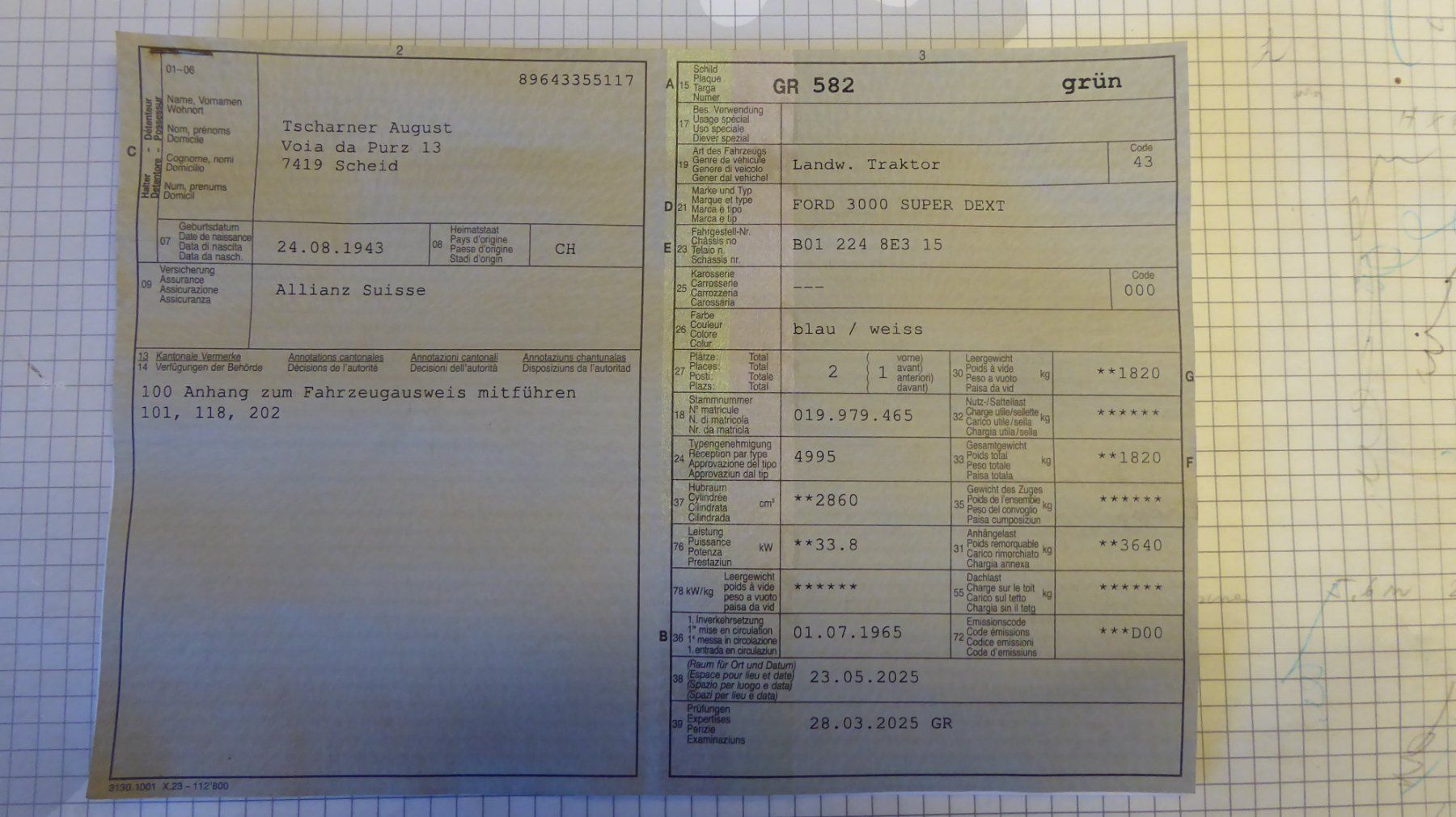 Ford Trattori: FORD 3000 SUPER DEXTA – Usato da Scheid venduto da Neras 7