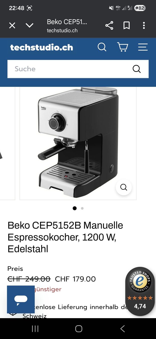 Macchine per caffè & Macchine per espresso: Esspreso Café  Beko Maschine – Usato da Zeneggen venduto da PiotrVip 4