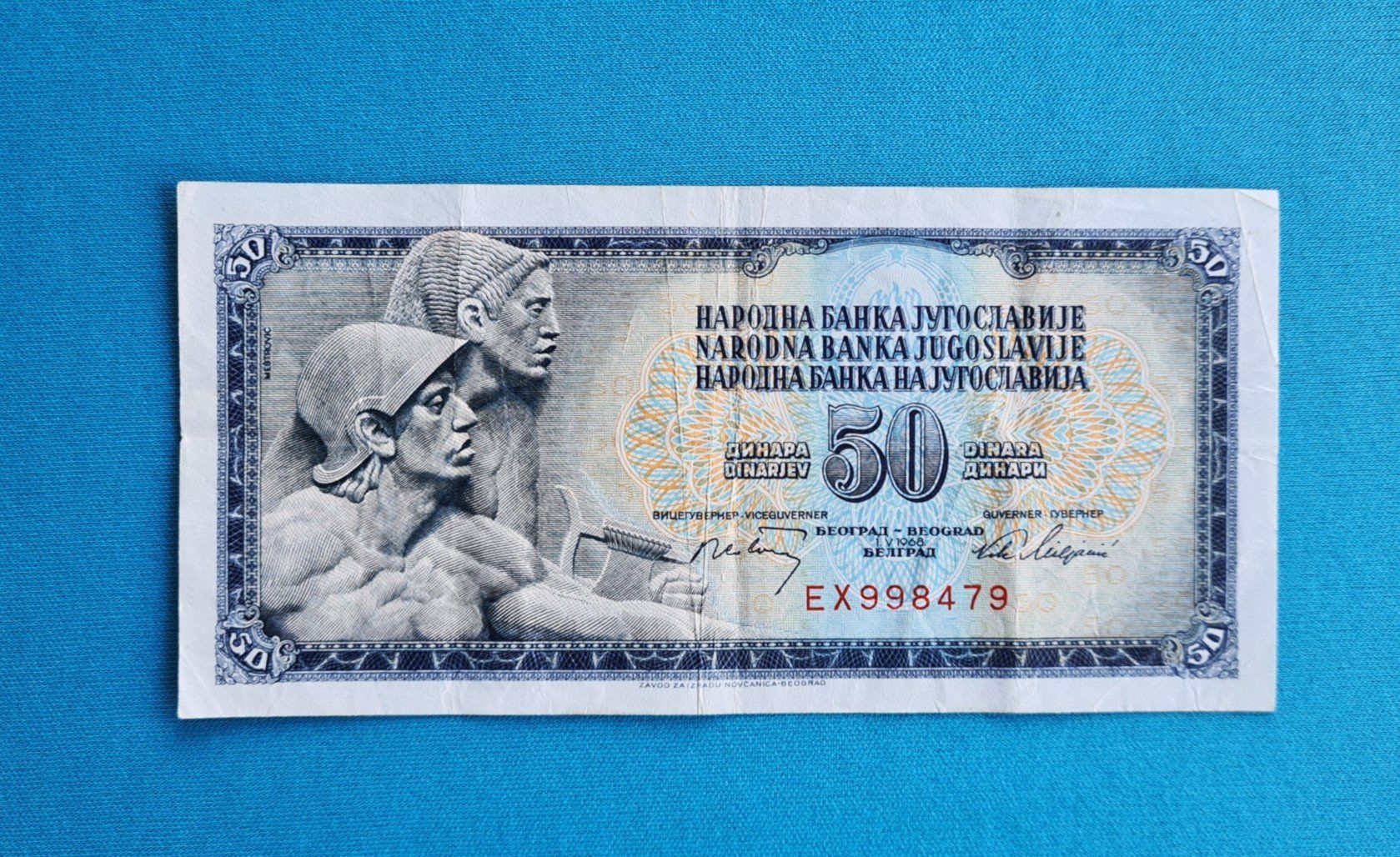 Banconote: Banknote 50 Dinar Jugoslawien – Usato da Saland venduto da V-Tour 1