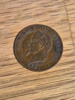 Frankreich - 2 Centimes 1861 BB - Konturen gut erhalten