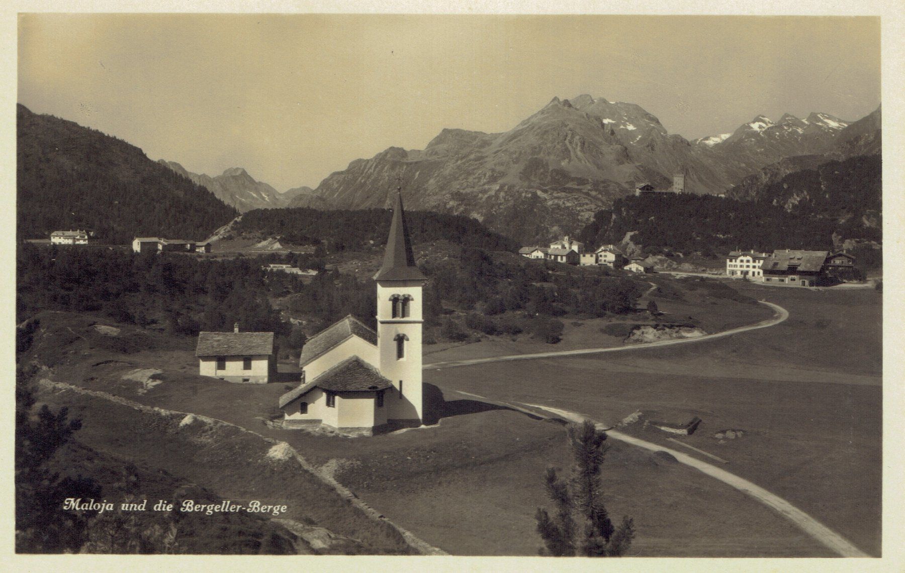 Ansichtskarten: Maloja GR, um 1925 – Gebraucht aus Otelfingen von Schmitte9