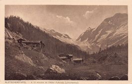 Gletscherstafel, Nähe Hotel Fafleralp, Lötschental